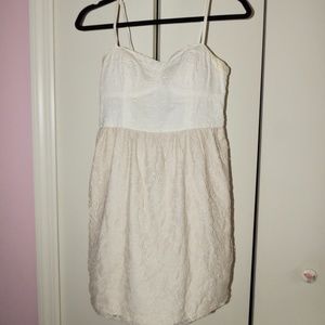 American Eagle Cream Summer Dress